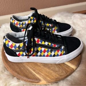 Vans Old Skool Playing Cards Diamond Sneakers Size 8